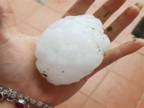 Severe Hailstorm Hits Formosa Argentina 8 Centimeters Hailstones