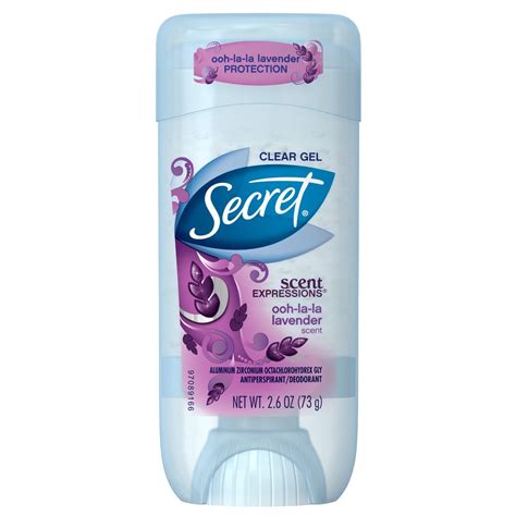 Secret Scent Expressions Crystal Clear Gel Anti Perspirant Deodorant In