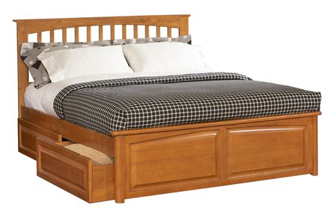 This japanese style platform bed is constructed. Brooklyn Platform Bed - Raised Panel Footboard