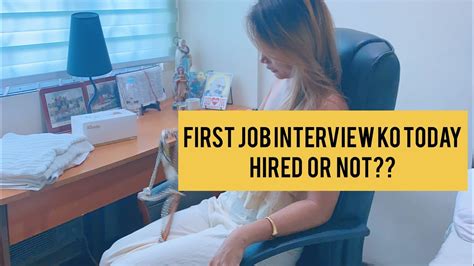 My First Job Interview In South Carolina Hired Or Not Youtube
