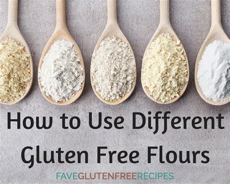 How To Use Different Gluten Free Flours
