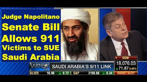Judge Napolitano Senate Bill Allows 911 Victims To Sue Saudis Youtube