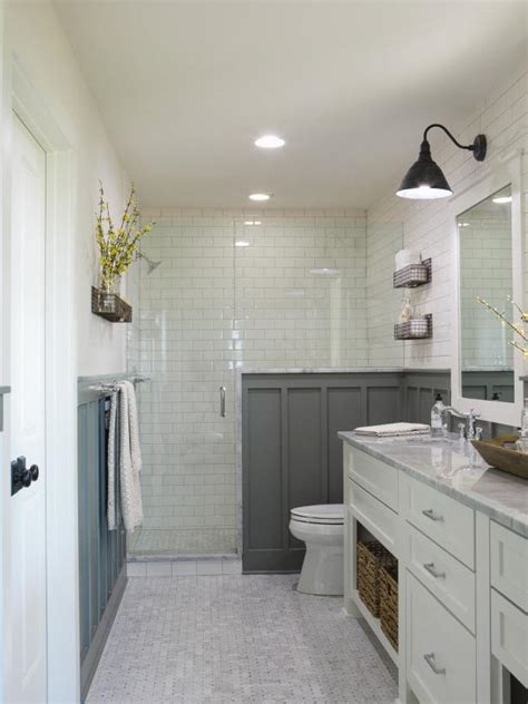 Our remodel bathroom design is the perfect solution for the old, heavily used, small bathroom that you can never quite get clean enough. 30+ Small Bathroom Design Ideas | HGTV