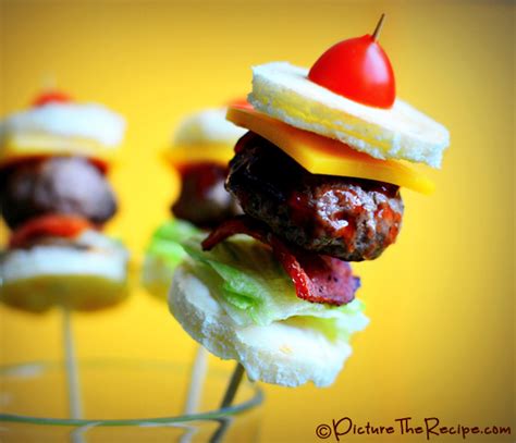 Mini Bacon Burger Bites Ptr Picture The Recipe