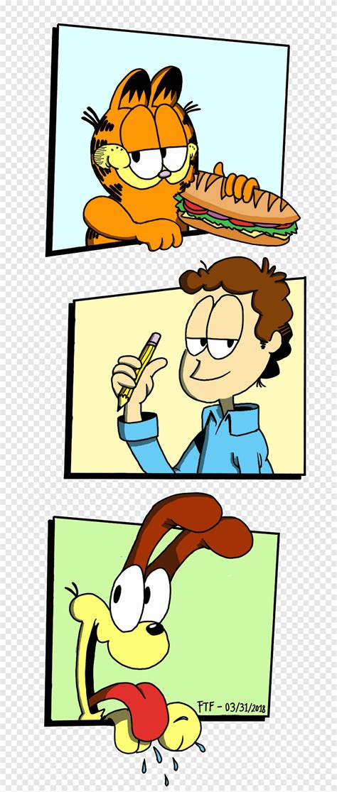 Odie Jon Arbuckle Garfield Comics Cartoon Garfield Cartoon Historietas Niño Png Pngegg