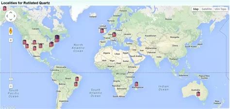 Is There A Map Of Gemstone Locations In The World Quora