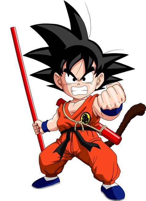 Learn how to draw dragon ball z goku pictures using these outlines or print just for coloring. Imagen - Goku kid 2 v2 by changopepe-d3e8g43.png | Dragon ...