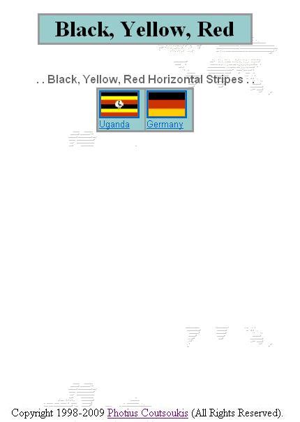 Horizontalblackyellowredstripes Flag Identifier Printable Page