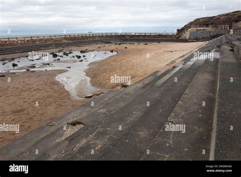 The Decaying Remains Of Tynemouth Outdoor Swimming Pool A Salt Water