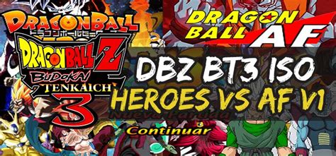 See you've got so while dragon ball heroes is not on the same canon as anything from the animes and the mangas of the db series, it does have its own branch of canon in the franchise. 🥇 Descargar ISO Heroes vs AF v1 | Dragon Ball Z Budokai Tenkaichi 3