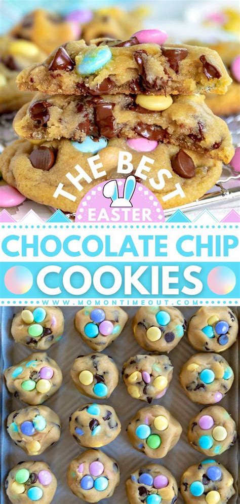 The Best Easter Chocolate Chip Cookies Easter Chocolate Chip Cookies