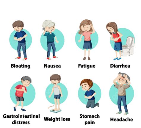 Celiac Disease Symptoms Information Infographic Distress Sciences Signs