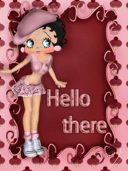 Betty Boop Pictures Archive BBPA Betty Boop Hello Pictures By Lora