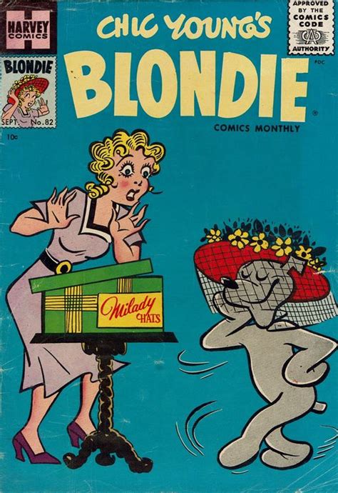 Old Comics World Blondie Comics Monthly 82 1955 Harvey