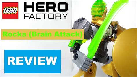 Lego Set Review Hero Factory Rocka Brain Attack Youtube
