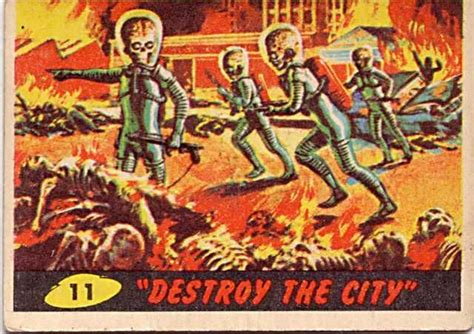 A 50th anniversary set was published in 2012, under the name mars attacks heritage. it's still available, and it's a bargain—the entire set costs a fraction of what some individual 1962 cards can go for. All of the original Mars Attacks cards, published by Topps ...