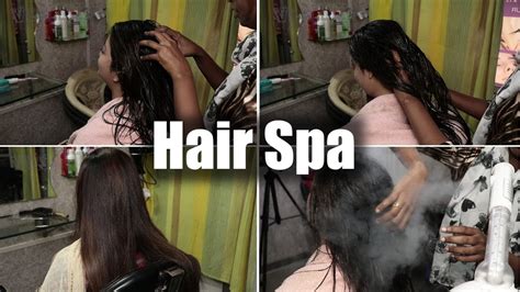 professional hair spa at home hair smoothing how to do hair spa youtube