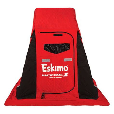 Eskimo Wide 1 Inferno Flip Style 1 Person Ice Fishing Shelter 614939