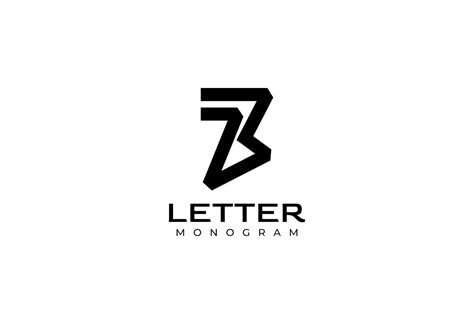 Monogram Letter Zbm Logo Graphic By Ffeeaarr · Creative Fabrica