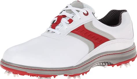 Footjoy Mens Closeout Contour Series Whiteredgrey