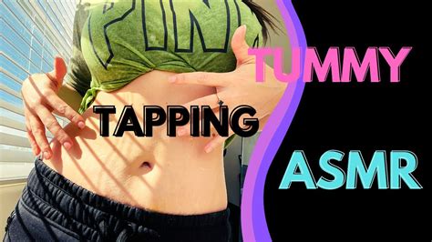tummy tapping tingles asmr 💜 youtube