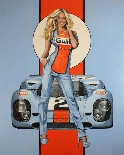 Anonymous Porsche 917 Gulf Grid Girl Años 2000 Catawiki