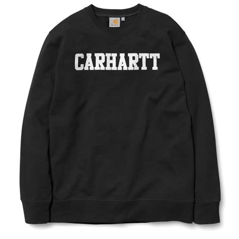 Buy Carhartt College Sweat Blackwhite