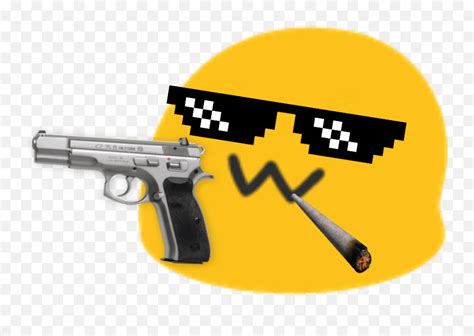 Gangstablob Dank Emojis For Discordgun Emoji Free Transparent