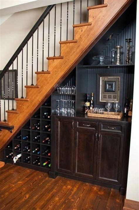 20 Brilliant Storage Ideas For Under Stairs That Will Amaze You Bar