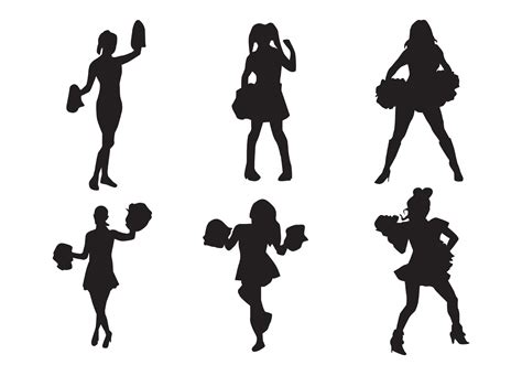Cheerleader Silhouette Svg Free - 94+ DXF Include