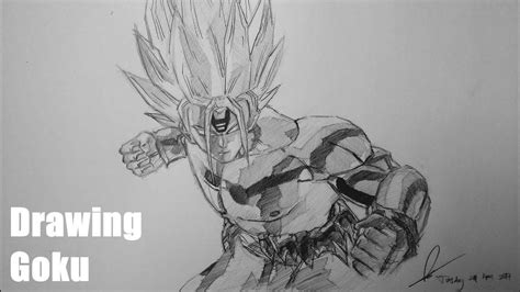 Drawing Goku Omni God Version (Timelapse) | Obinart | Drawings