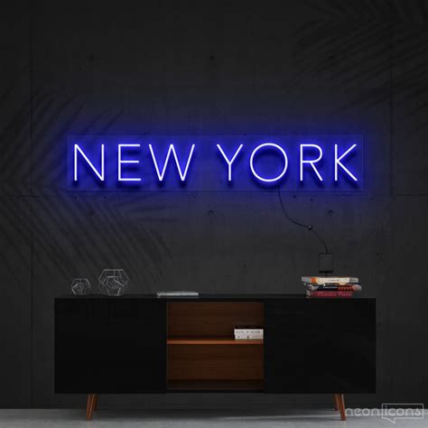 New York Neon Sign Neon Icons