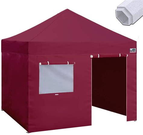 Eurmax Premium 10x10 Ez Pop Up Canopy Tent Commercial Instant Canopies