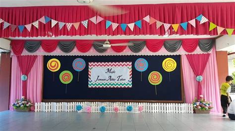 Stage Deco Hiasan Pentas Majlis Jamuan Teachers Day Decoration