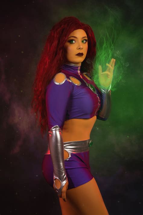 Starfire Cosplay Print Etsy