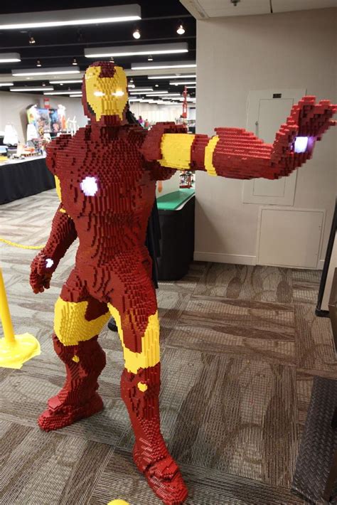 Iron Man Lego Build Is An Epic Life Size Brick Marvel Max Would Love To