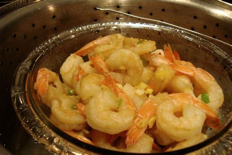 Melissa Cooks Gourmet Chinese Style Steamed Shrimp With Garlic And
