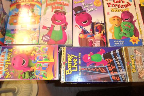 Barney Tape Vhs Lot Rare S Barney Video Tapes Ebay Sexiz Pix