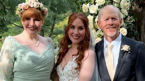 Ron Howard Officiates Daughter Paiges Wedding It Was An Unparalleled