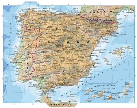 Mapas De España Para Descargar E Imprimir Completamente Actualizados