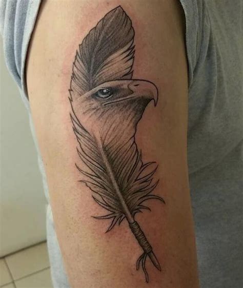 15 Best Eagle Feather Tattoo Designs And Ideas Petpress Feather