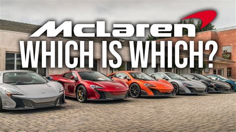 Mclaren Models Explained Mclaren Identification Youtube