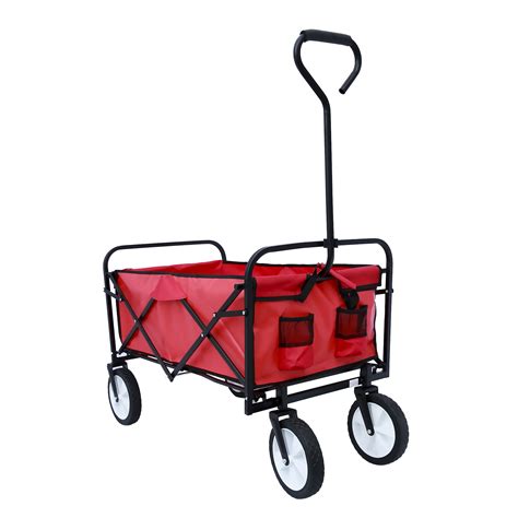 Buy Tkoofn Folding Wagon Cart Collapsible Outdoor Utility Wagon With