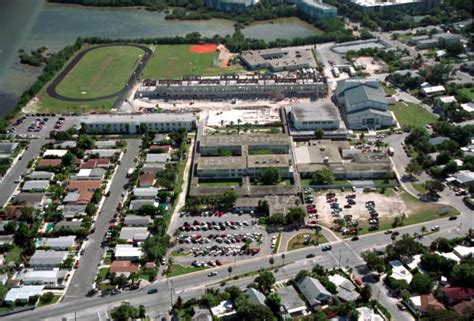 Florida Memory Aerial View Of The Key West High School Complex On