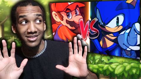 Mario Vs Sonic Sprite Battle Reaction From Munkyboi Youtube