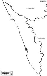 Kerala has a total area of 38 863 sq km and has a population of. Kerala: Free maps, free blank maps, free outline maps, free base maps