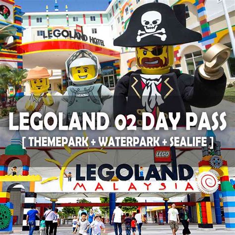 Jual Legoland Combo Themepark Waterpark Sea Life E Ticket 2 Day Pass