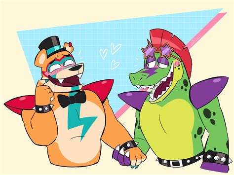 What S Your Opinion On Glamrock Freddy X Montgomery Gator Story 🧡fnaf Security Breach Opinion
