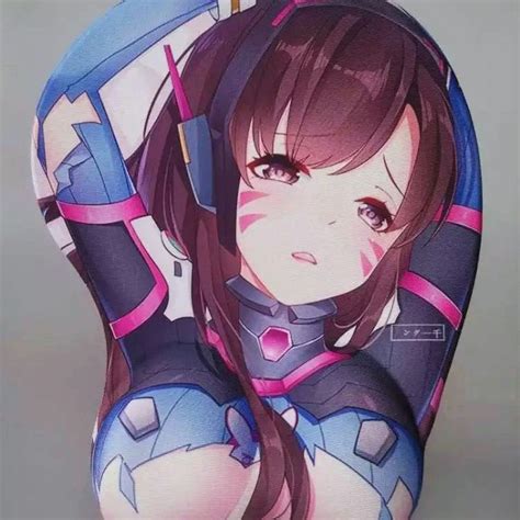 Overwatch D Va Anime Anime Sexy D Mouse Pad Animelovepillow