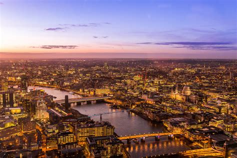 Overlook Of The City Of London Image Free Stock Photo Public Domain